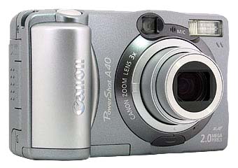 点击查看下一张佳能 PowerShot A40数码相机图片